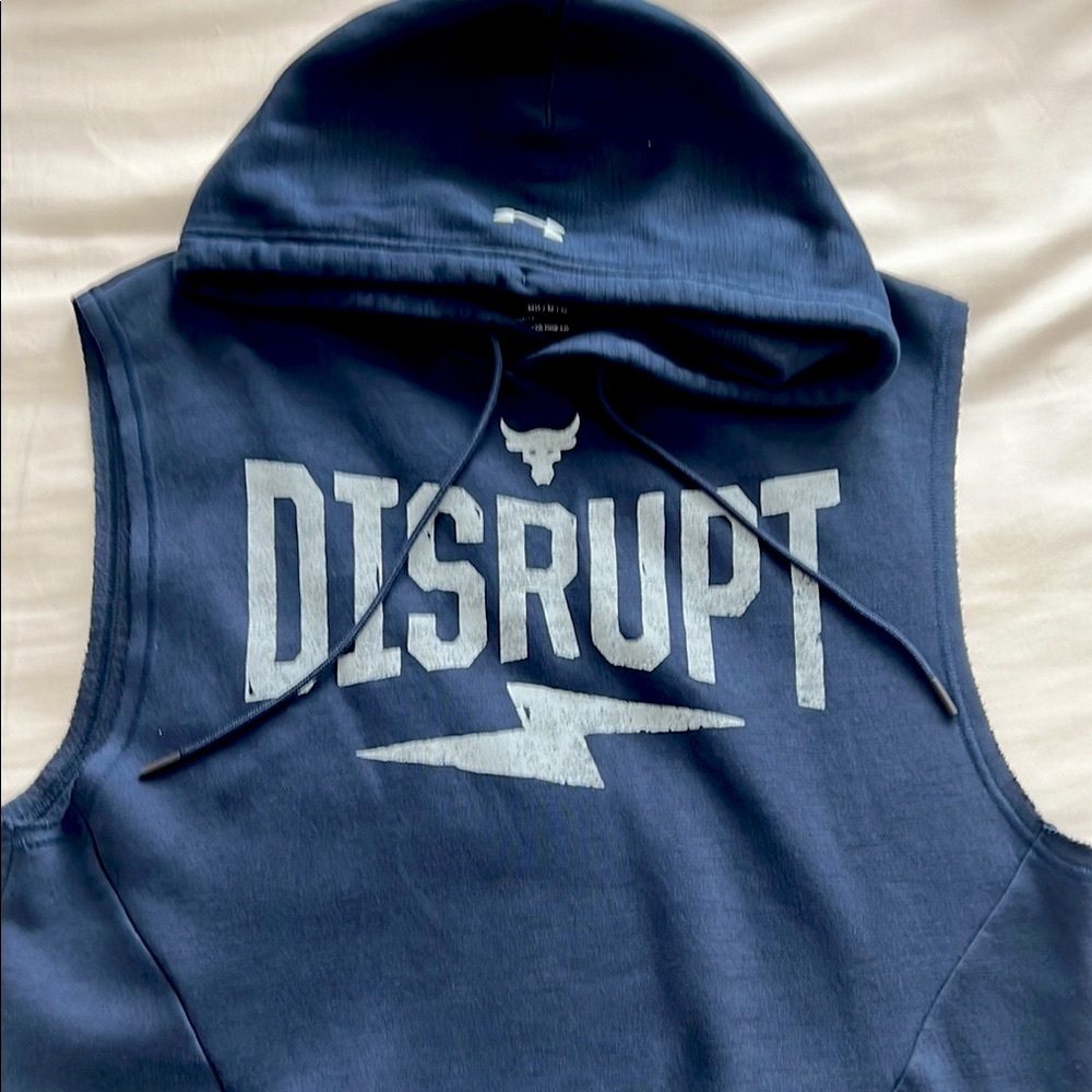 Under Armour Navy Sleeveless Hoodie